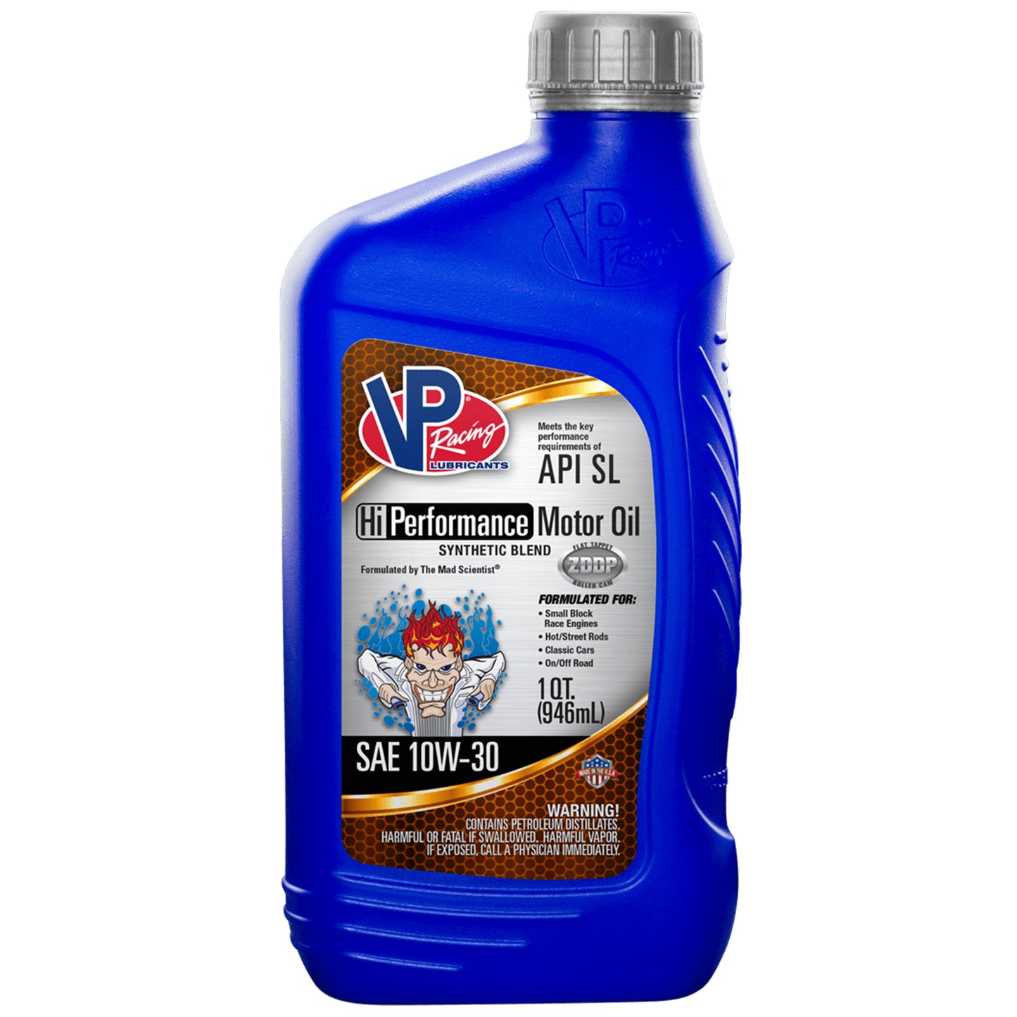 VP: SAE 10W30 Oil – VP Hi-Performance Synthetic Blend - 1 Quart