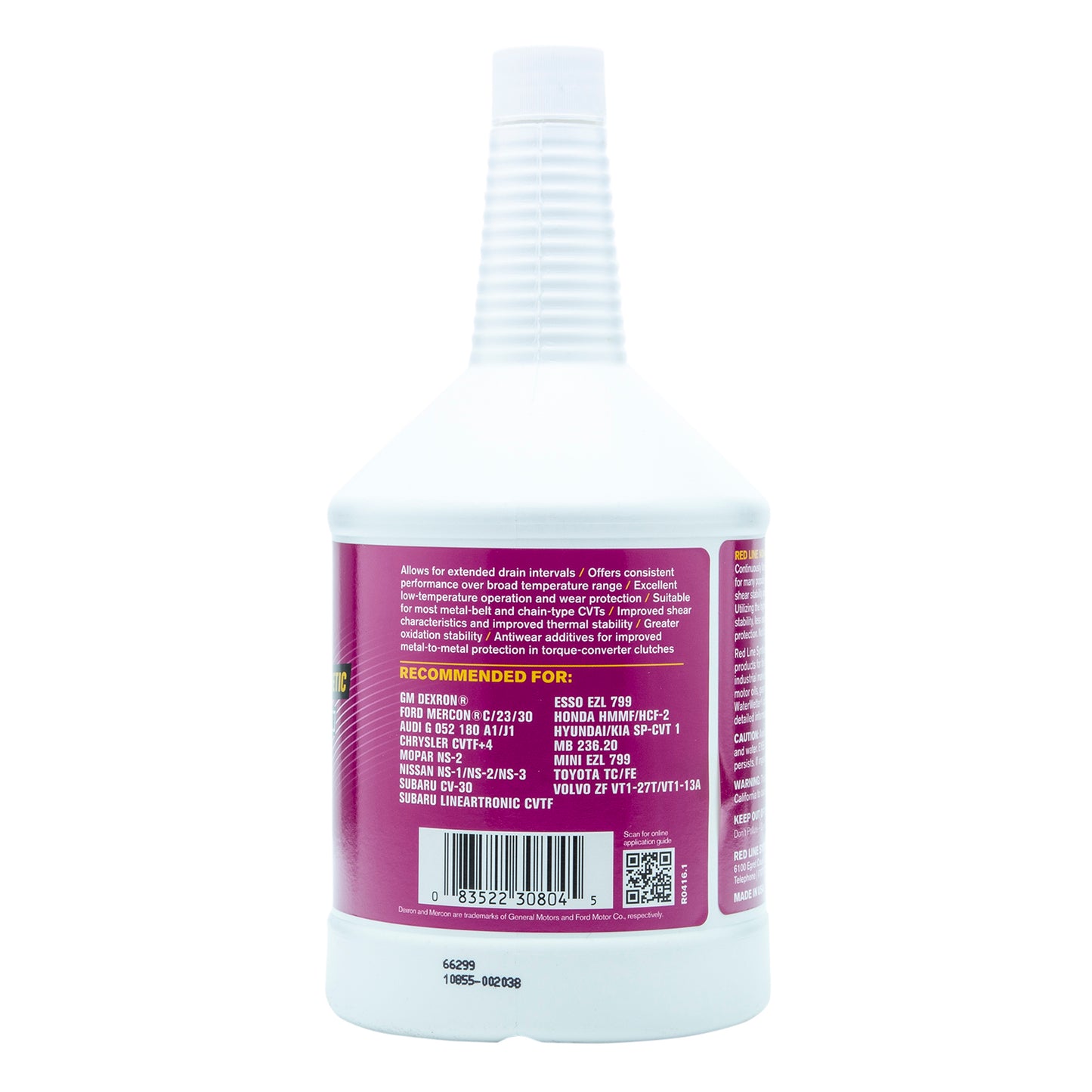 RedLine: Non-Slip CVT - quart