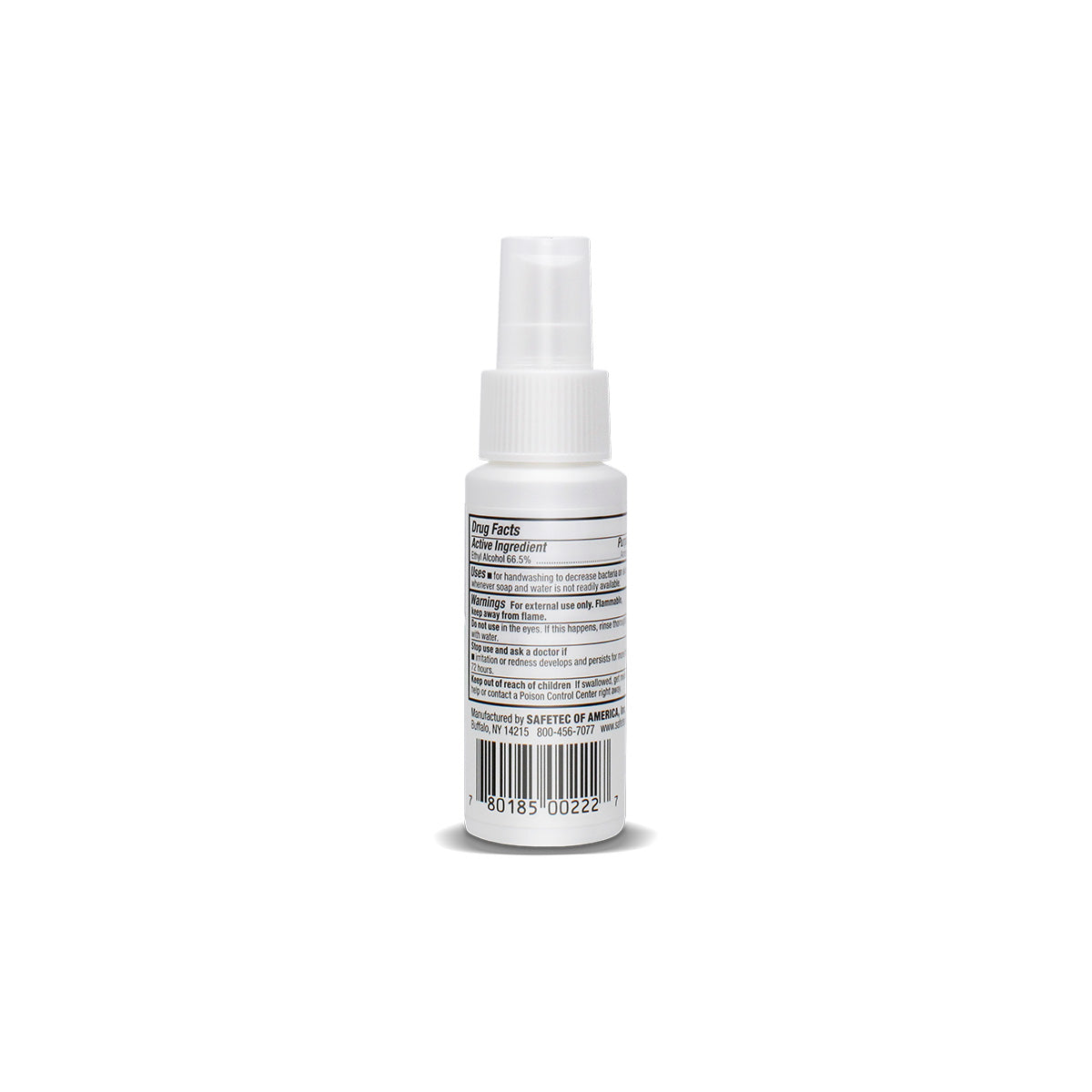 SafeTec - Hand Sanitizer - 2oz. Spray Bottle