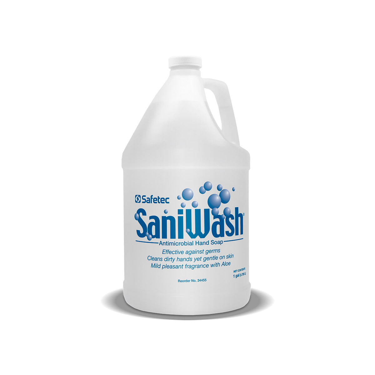 SafeTec - SaniWash® Antimicrobial Hand Soap - 1Gal. Refill Bottle