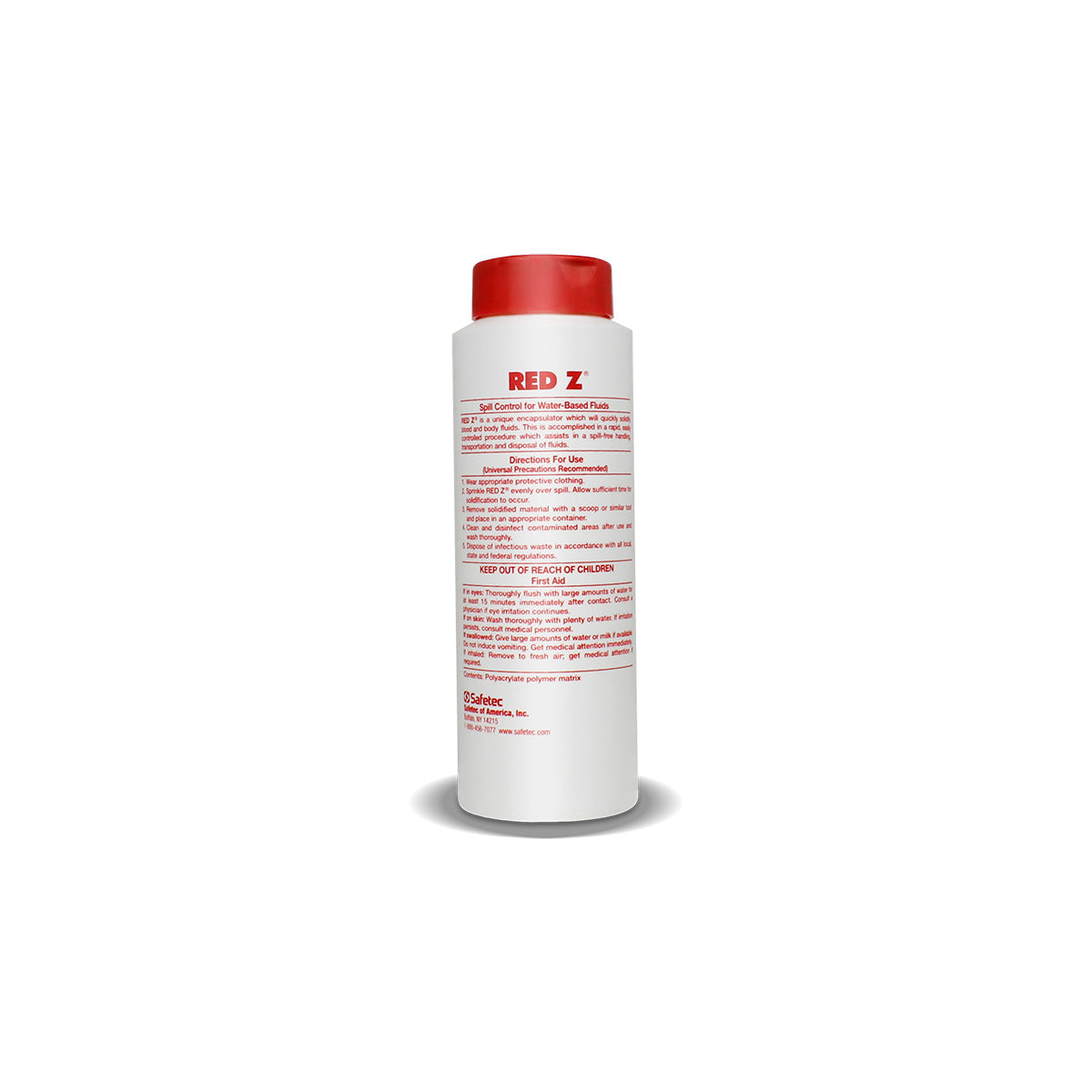 SafeTec - Red Z® Spill Control Solidifier Shaker Top - 5oz. data-zoom=
