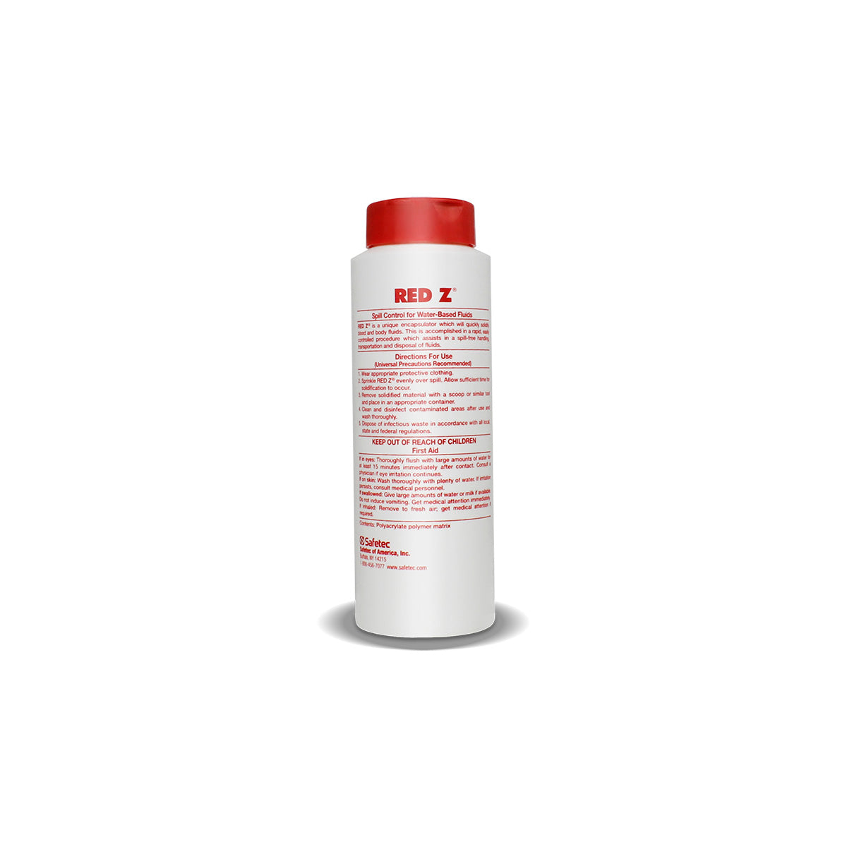 SafeTec - Red Z® Spill Control Solidifier Shaker Top - 5oz.