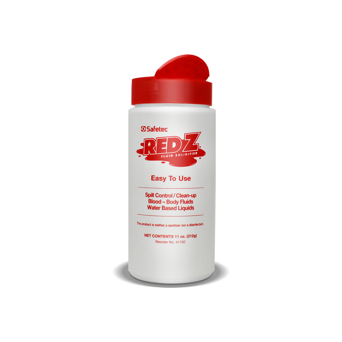 SafeTec - Red Z® Spill Control Solidifier Shaker Top - 11oz. data-zoom=