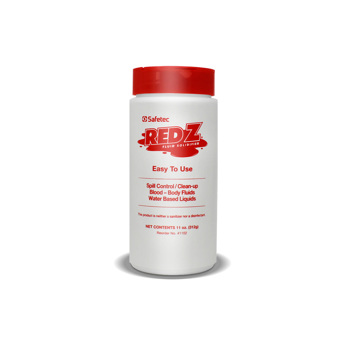 SafeTec - Red Z® Spill Control Solidifier Shaker Top - 11oz. data-zoom=