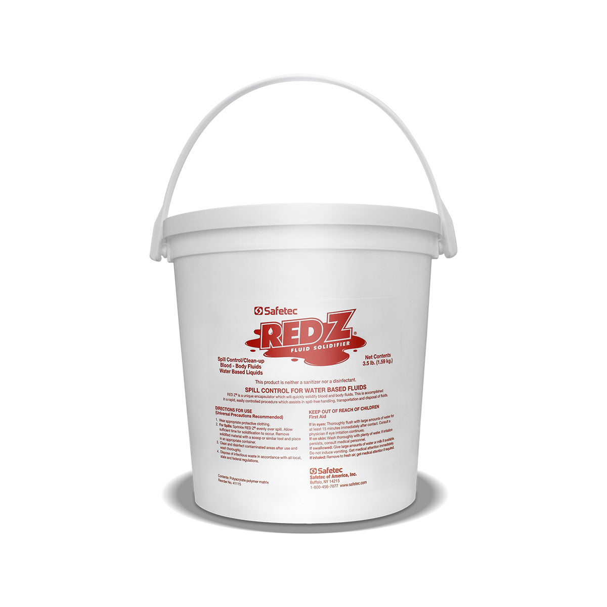 SafeTec - Red Z® Spill Control Solidifier Buckets - 3.5lb