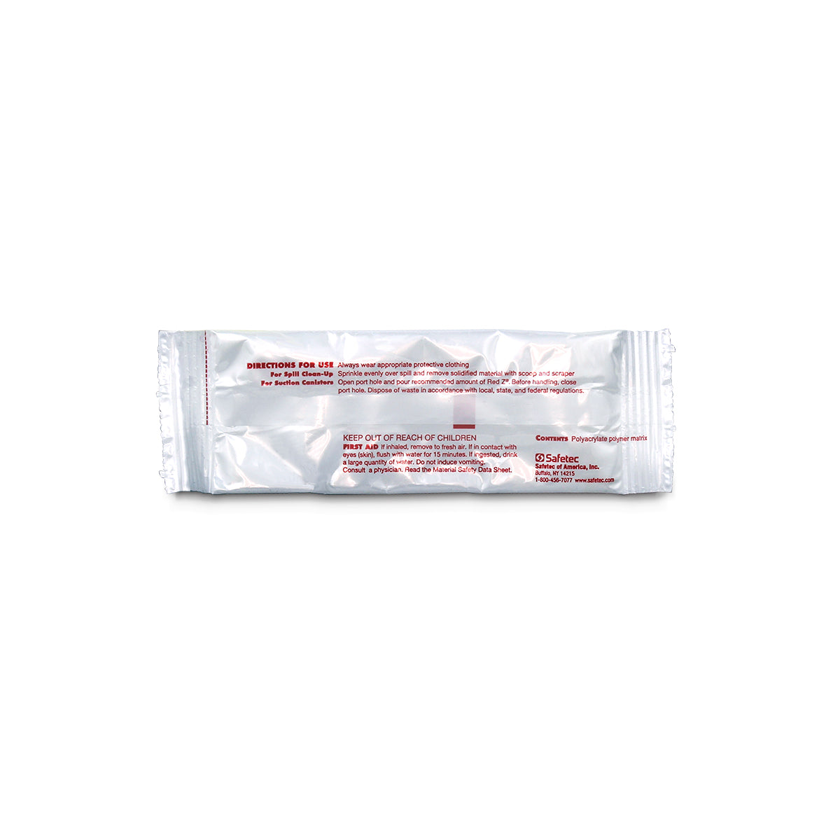 SafeTec - Red Z® Spill Control Solidifier Single Use Pouch - 21g data-zoom=