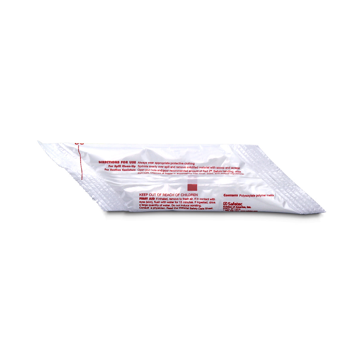 SafeTec - Red Z® Spill Control Solidifier Single Use Pouch - 1oz. data-zoom=