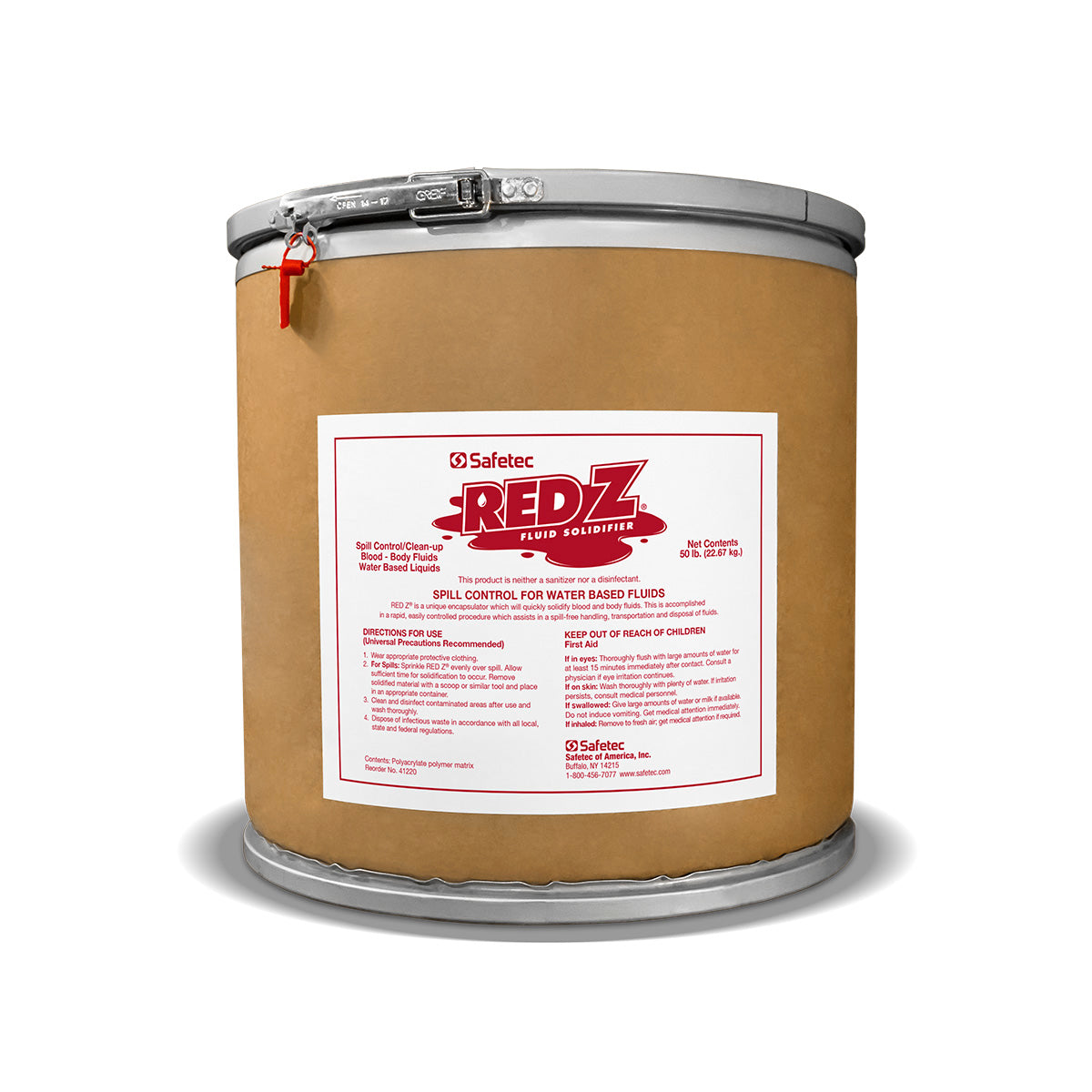 SafeTec - Red Z® Spill Control Solidifier Buckets - 50lb.