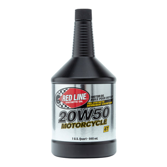 RedLine: 20W50 Motorcycle Oil - quart