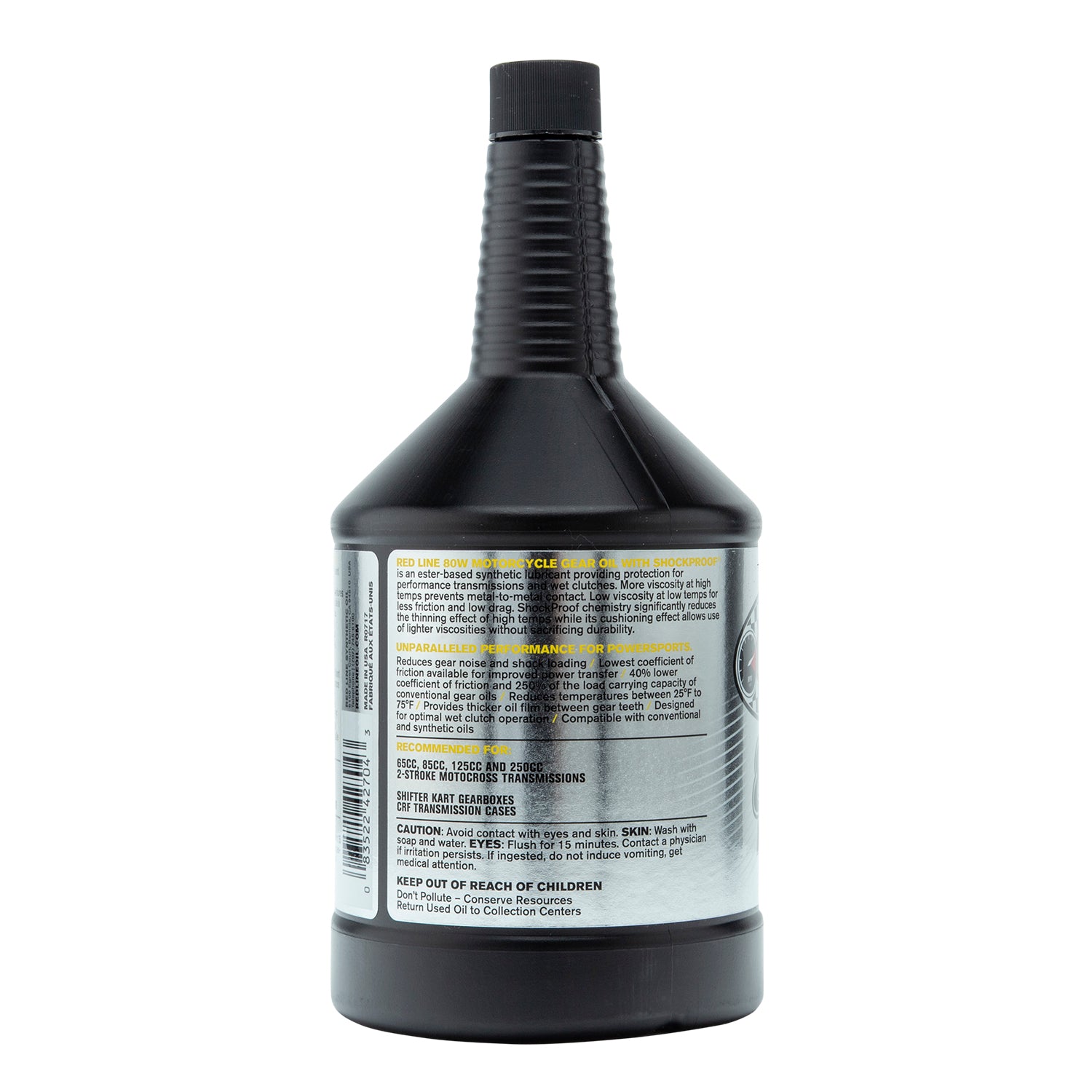 RedLine: 80W Motorcycle Gear Oil with Shockproof data-zoom=