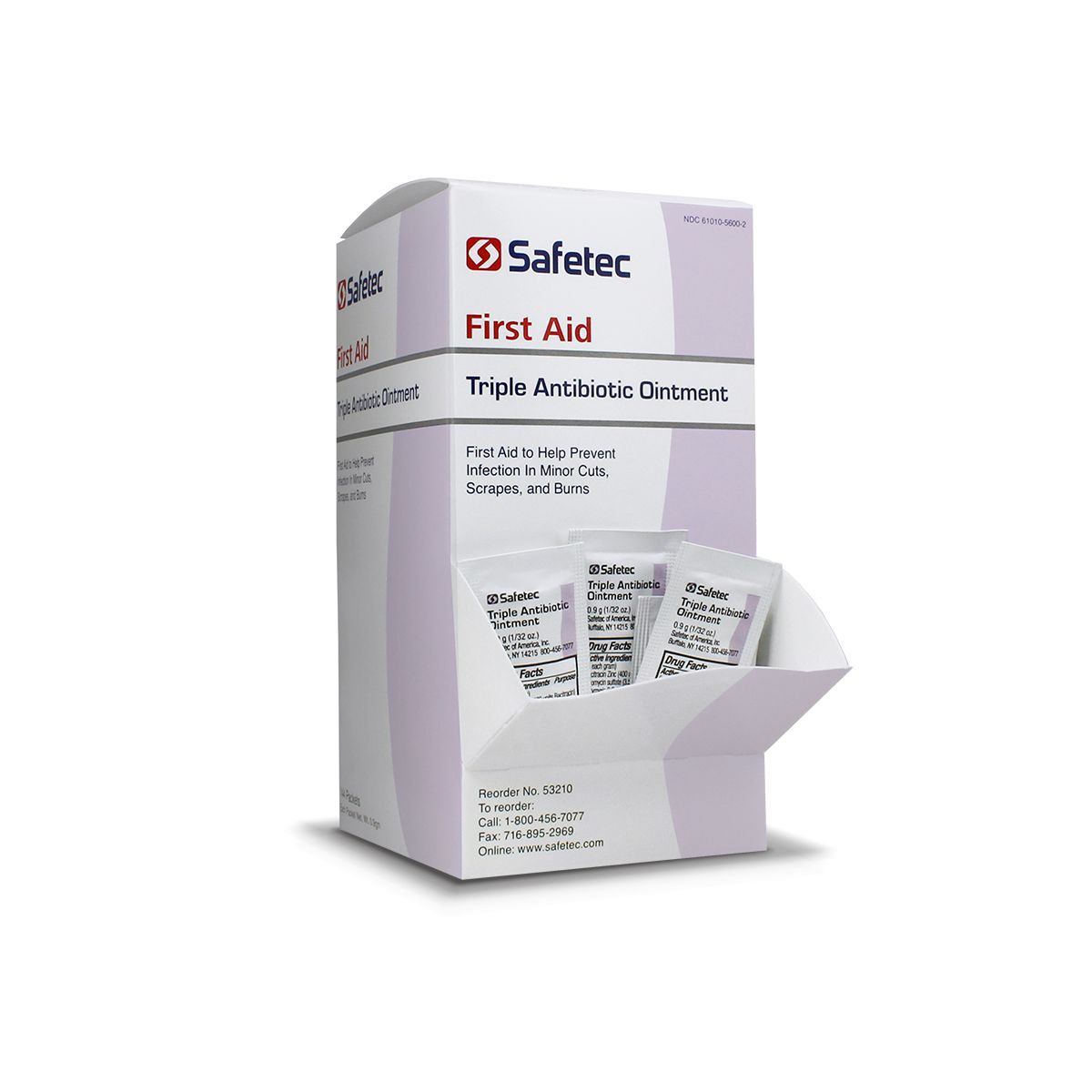 SafeTec - Triple Antibiotic Ointment - 0.9g Pouch (144ct. Box) data-zoom=