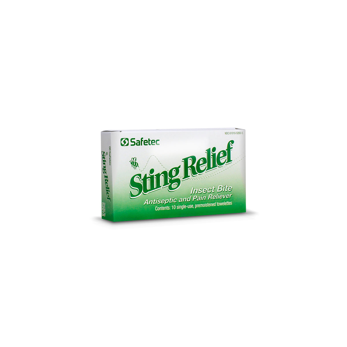 SafeTec - Sting Relief Wipes - 10ct.