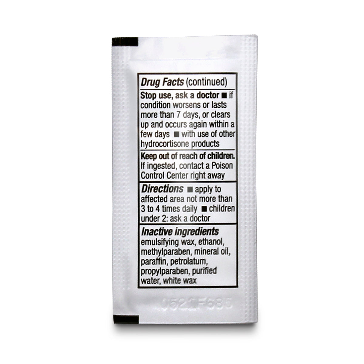 SafeTec - Hydrocortisone Cream (1%) - 0.9g Pouch