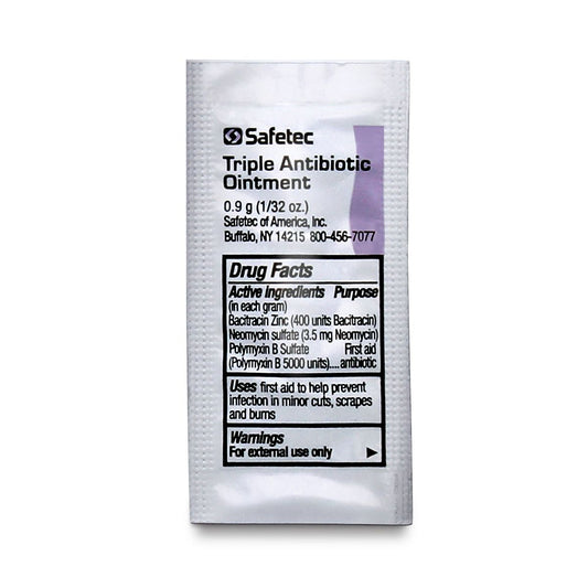 SafeTec - Triple Antibiotic Ointment - 0.9g Pouch