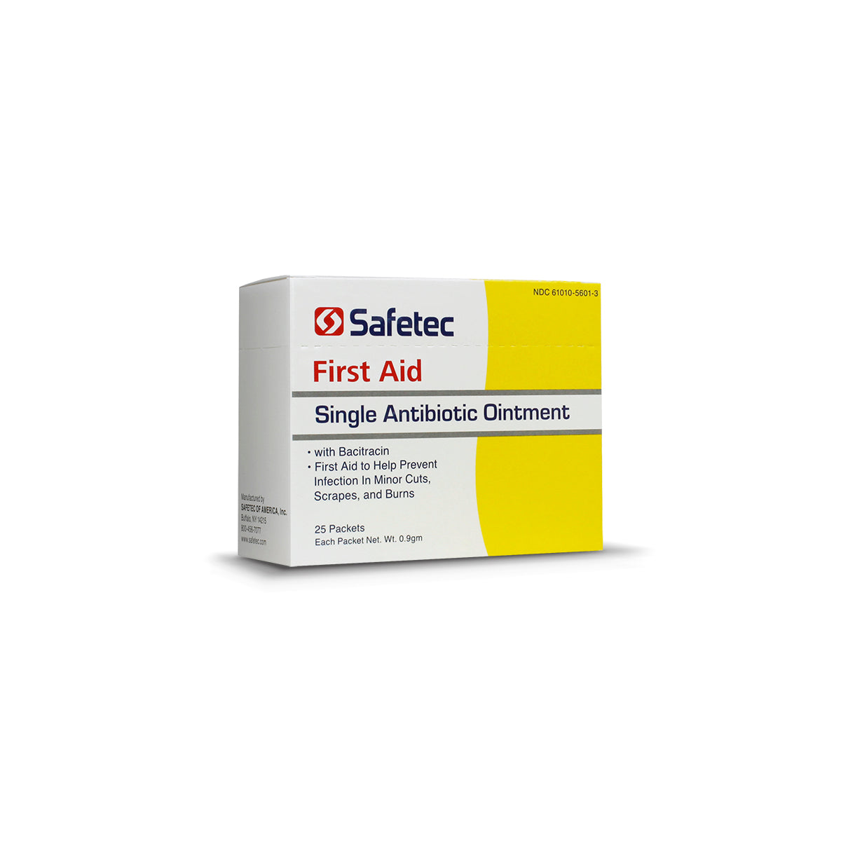 SafeTec - Single Antibiotic Ointment (Bacitracin)- .9g pouch data-zoom=