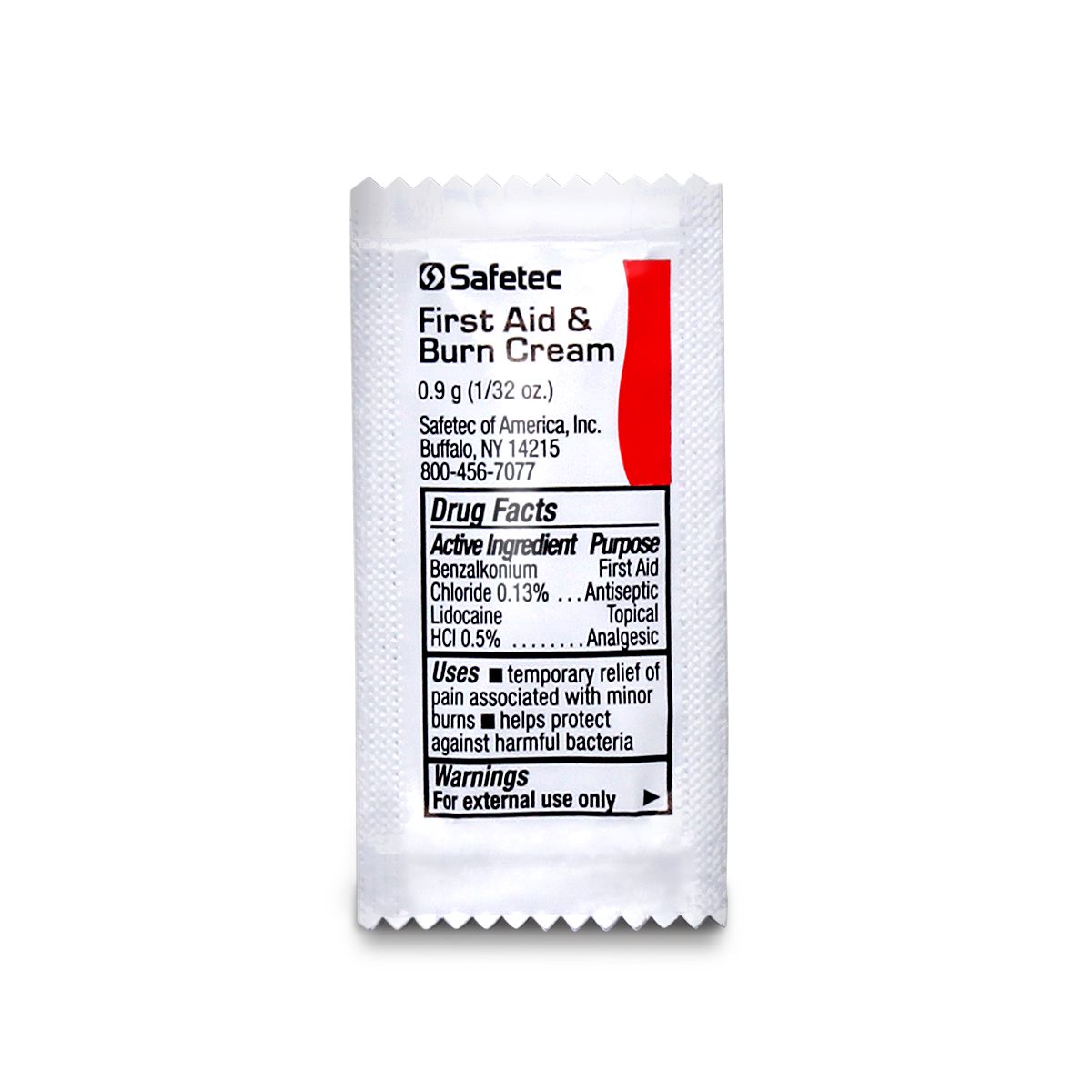 SafeTec - First Aid & Burn Cream - 0.9g pouch