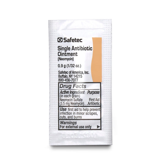 SafeTec - Single Antibiotic Ointment (Neomycin) - 0.9g pouch