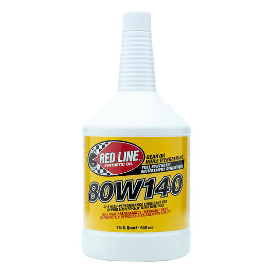 RedLine: 80W140 GL-5 Gear Oil - quart