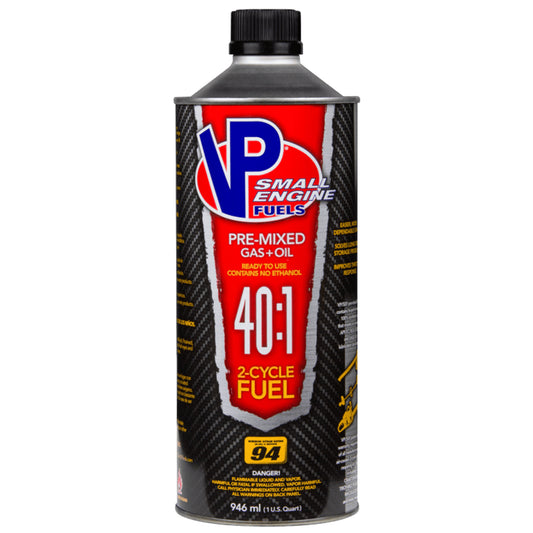 VP: 40:1 Premix Small Engine Fuel - 8/1 Quarts