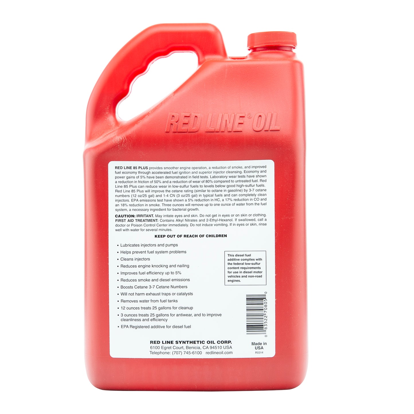 RedLine: 85 Plus Diesel Fuel Additive 
1gallon