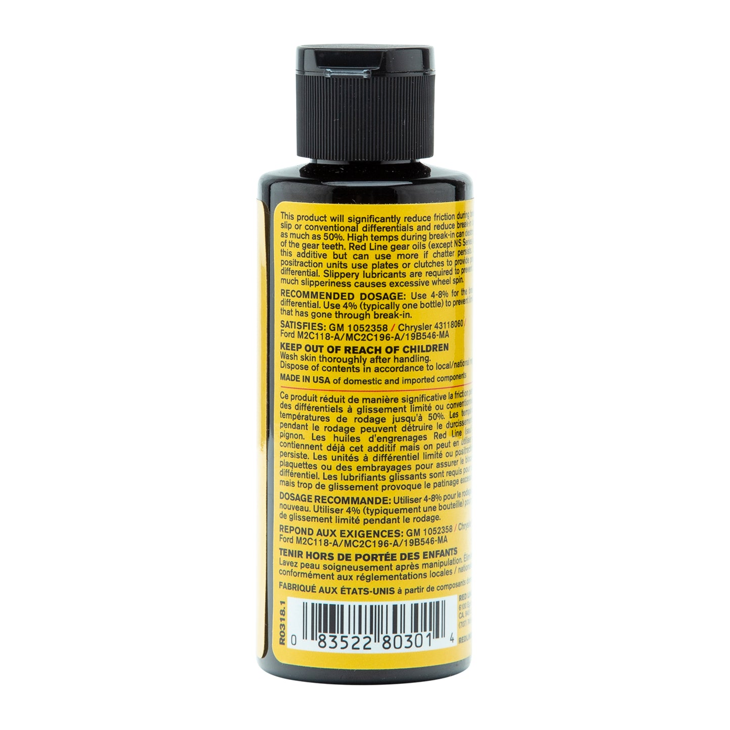 RedLine: Friction Modifier & Break-In Additive - 4oz