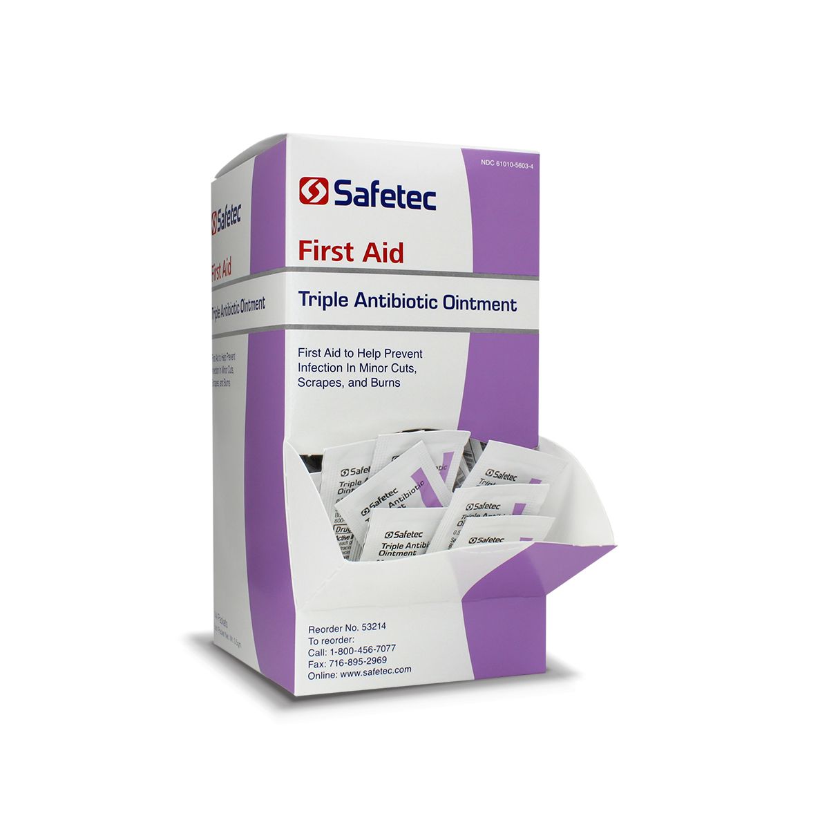 SafeTec - Triple Antibiotic Ointment - 0.5g Pouch (144ct. Box) data-zoom=