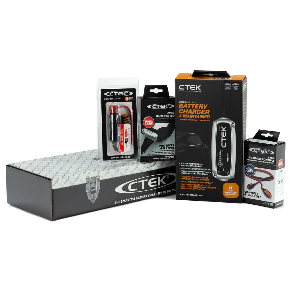 CTEK MXS 5.0 VEHICLE STORAGE GIFT SET