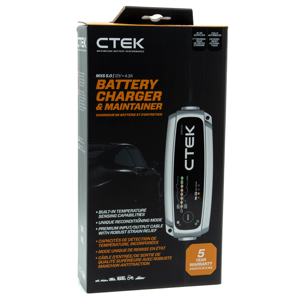 CTEK MXS 5.0 VEHICLE STORAGE GIFT SET