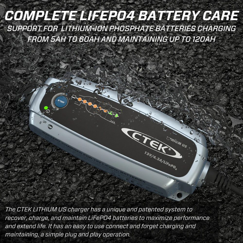 CTEK Lithium Battery Charger - 12V data-zoom=