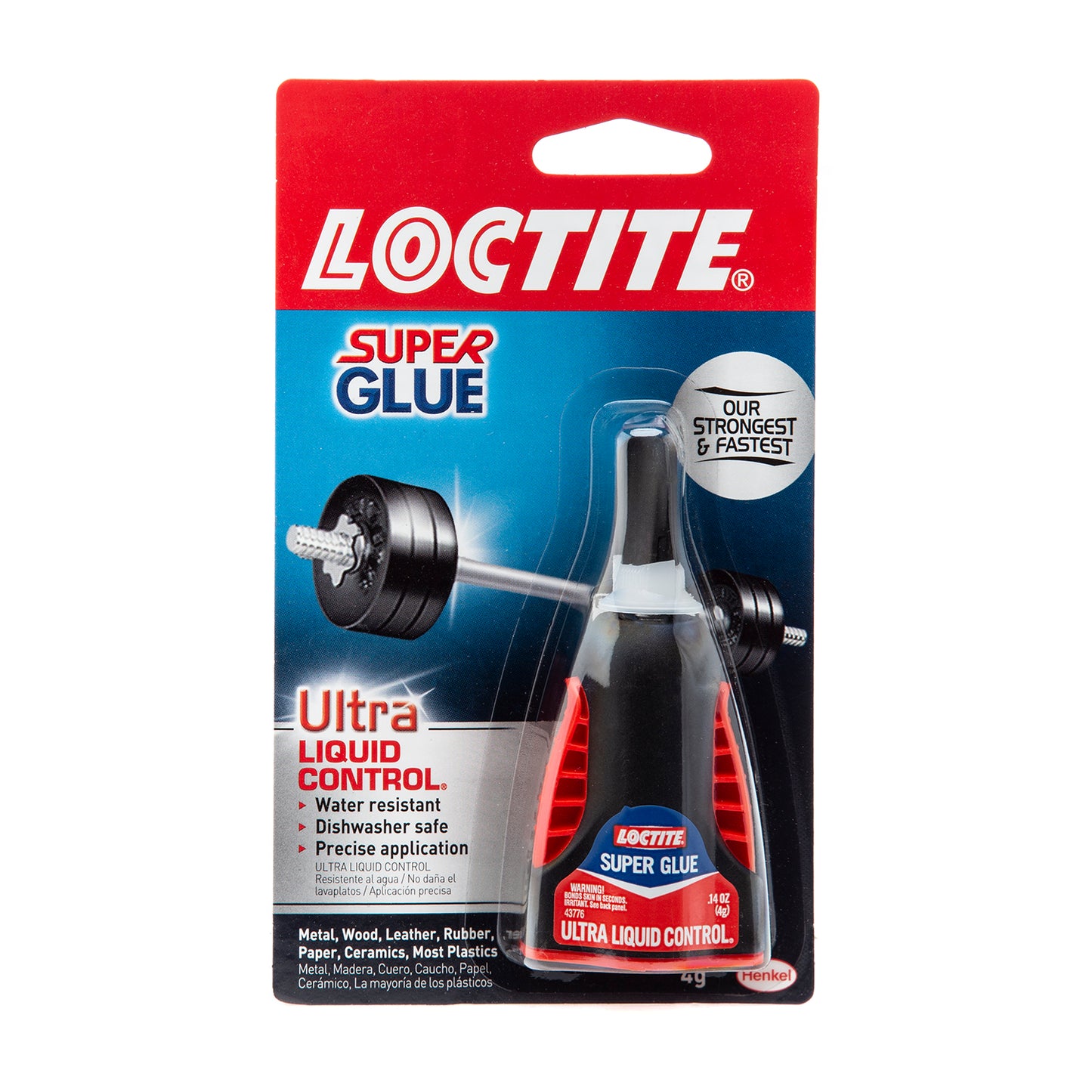 Loctite Super Glue Ultra Liquid Control - Instant Adhesive - 4gm