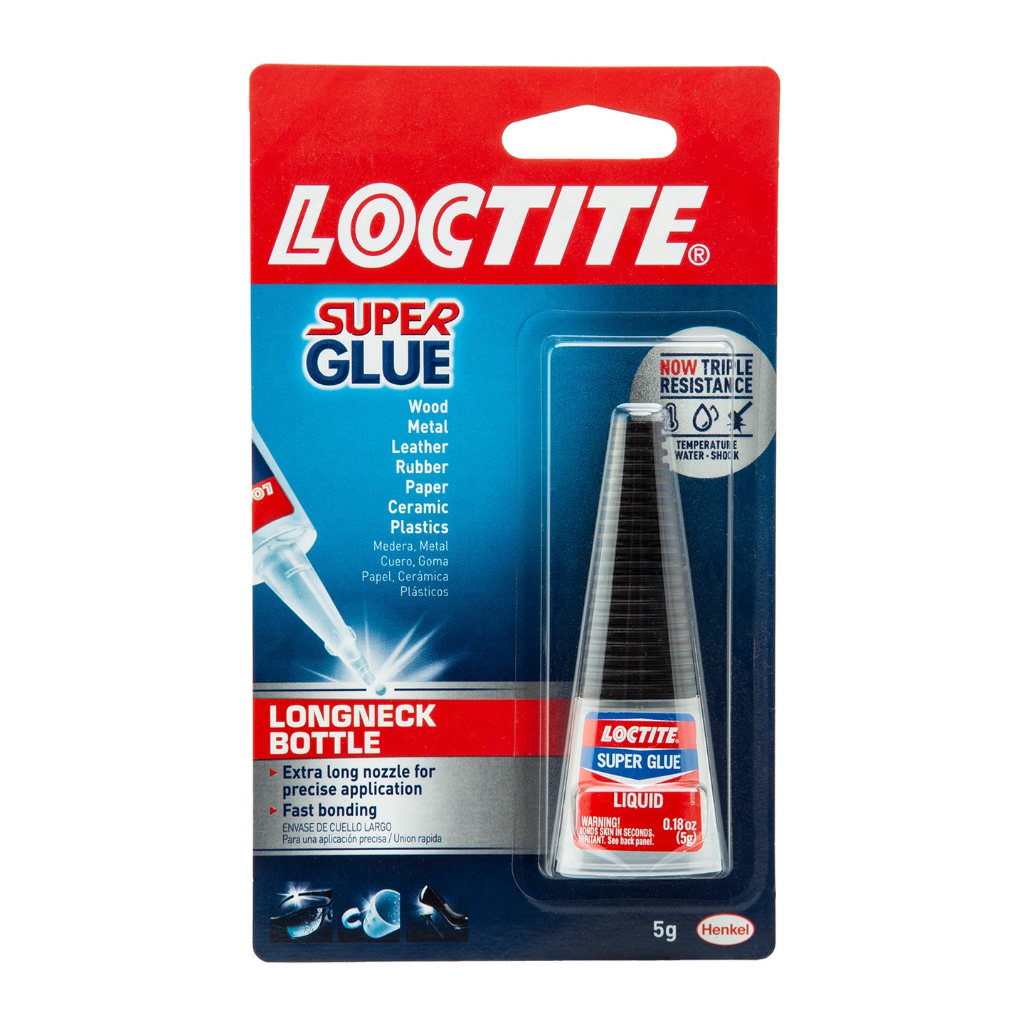 Loctite Super Glue Liquid- Long Neck Bottle - 5gm bottle