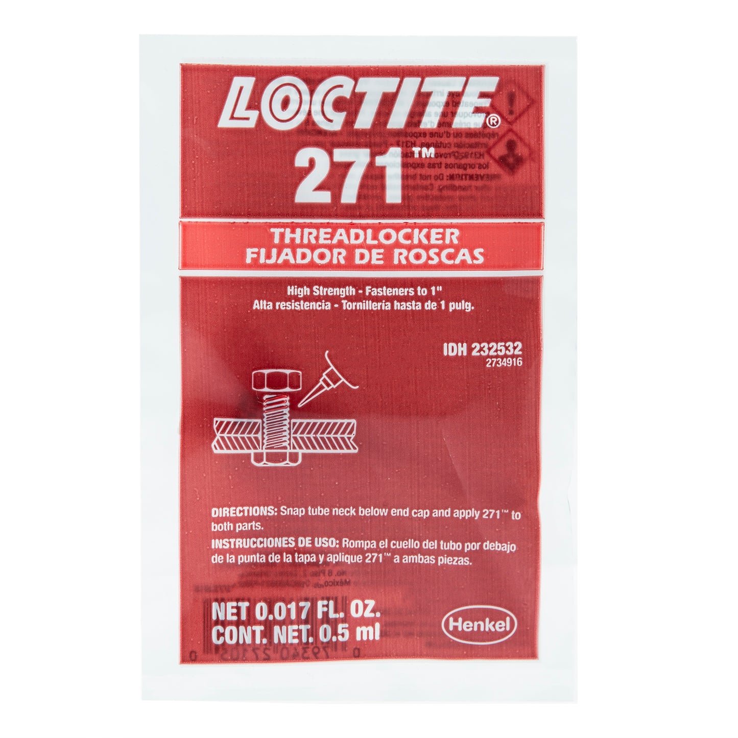 Loctite Threadlocker 271™ - .5 ML