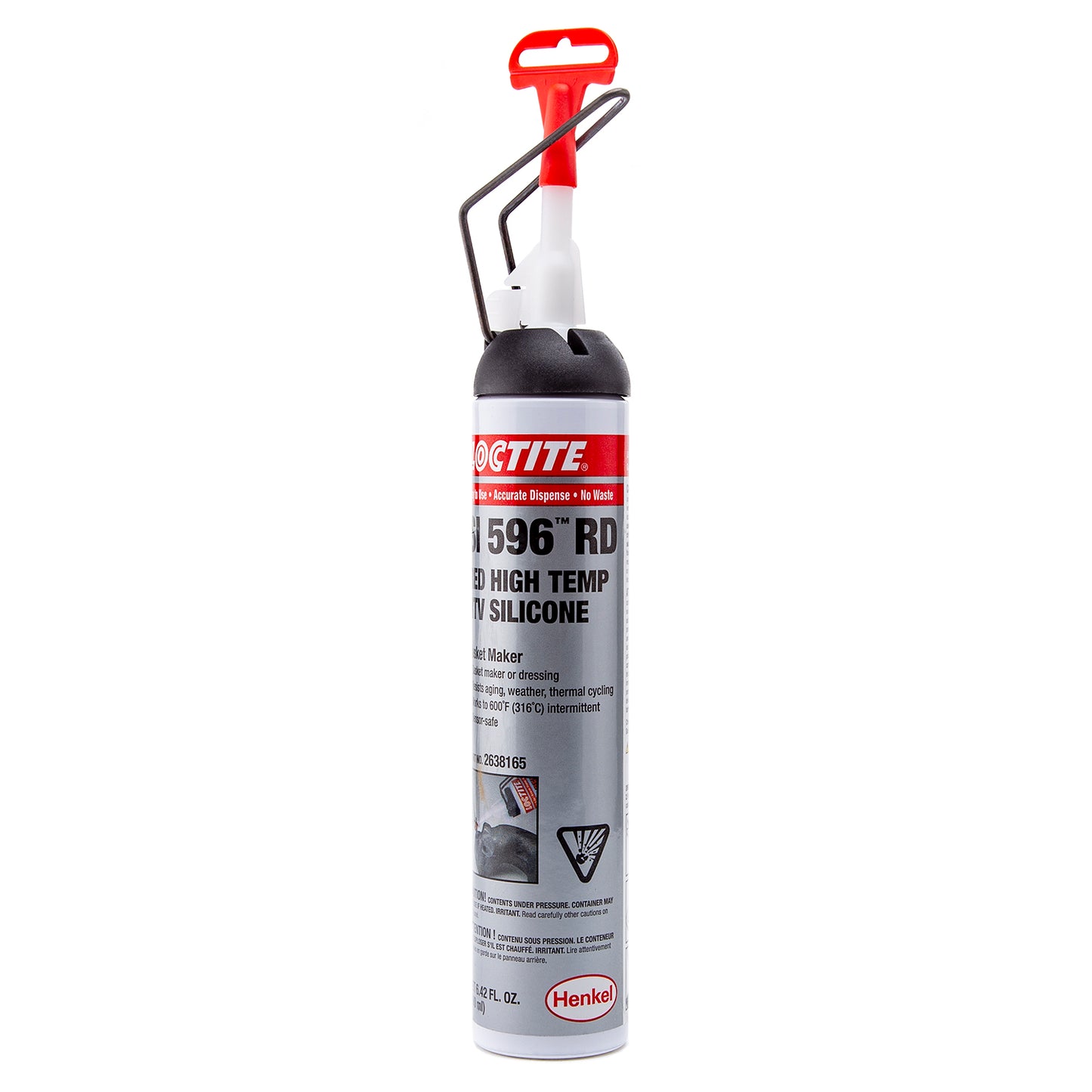 Loctite 596 RTV Red Silicone - Sensor-Safe/Hi-Temp - 190 ML