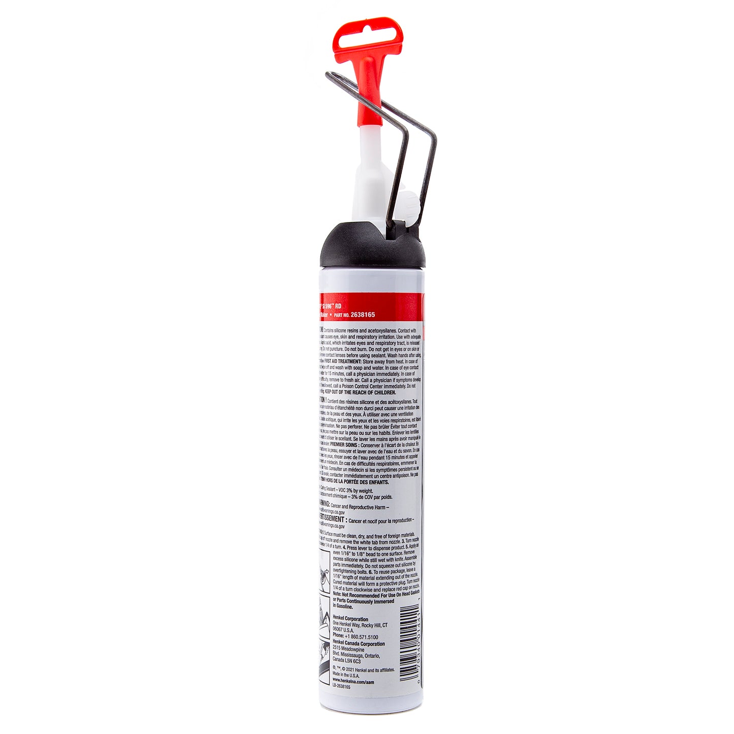 Loctite 596 RTV Red Silicone - Sensor-Safe/Hi-Temp - 190 ML