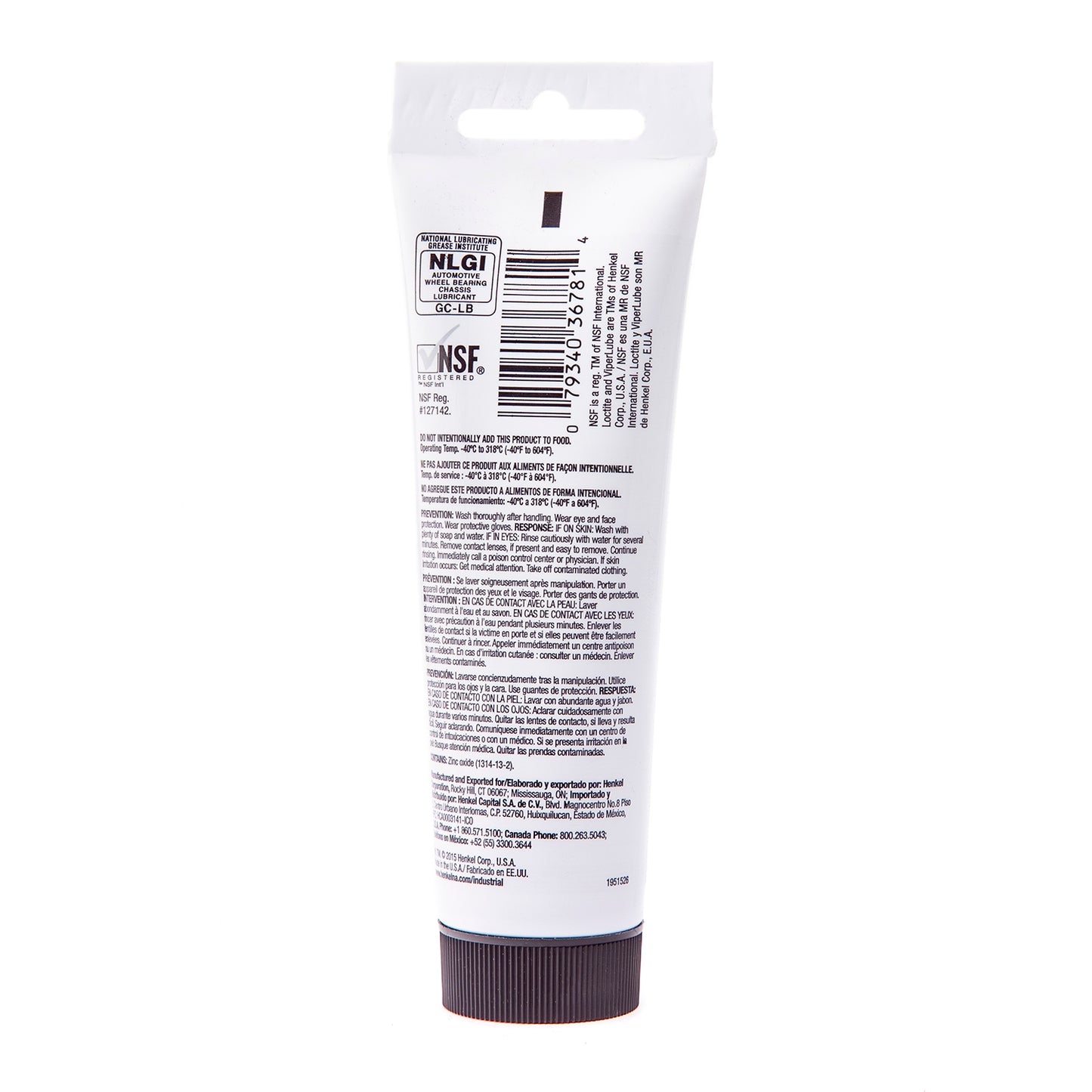 Loctite 8034 ViperLube® High Perf. Synthetic Grease - 3 oz.