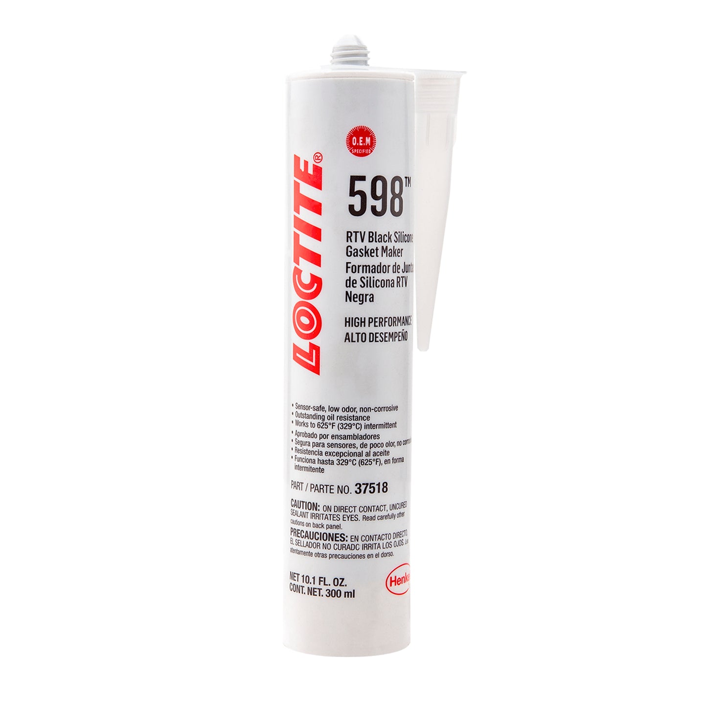 Loctite 598 RTV Black High Performance Silicone - 300 ML