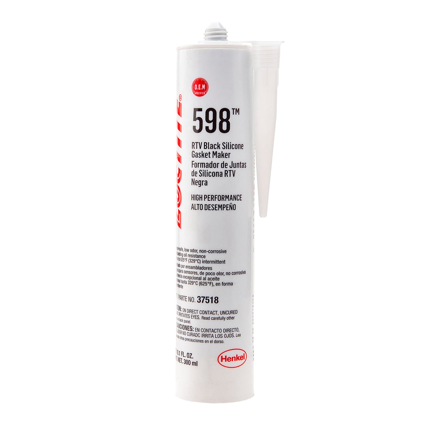 Loctite 598 RTV Black High Performance Silicone - 300 ML