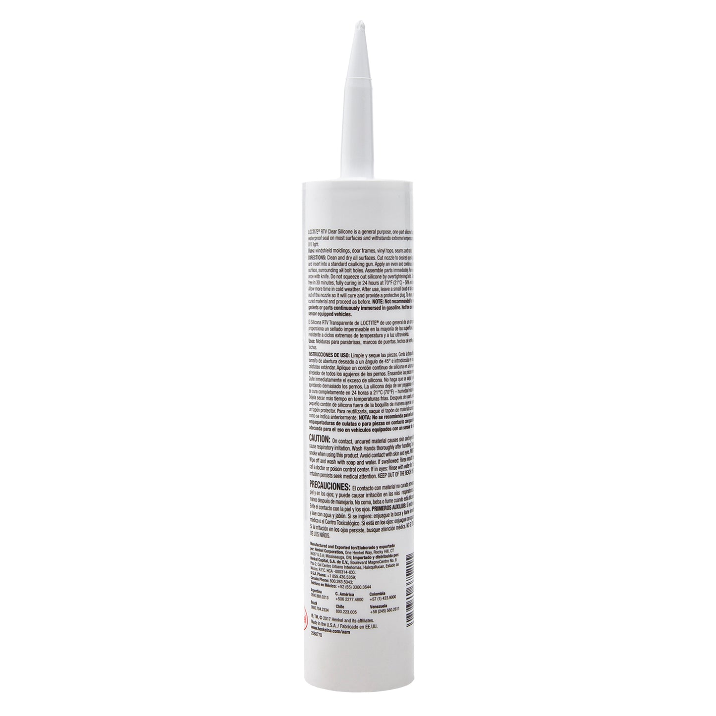 Loctite RTV Clear Silicone Adhesive/Sealant - 190 ML