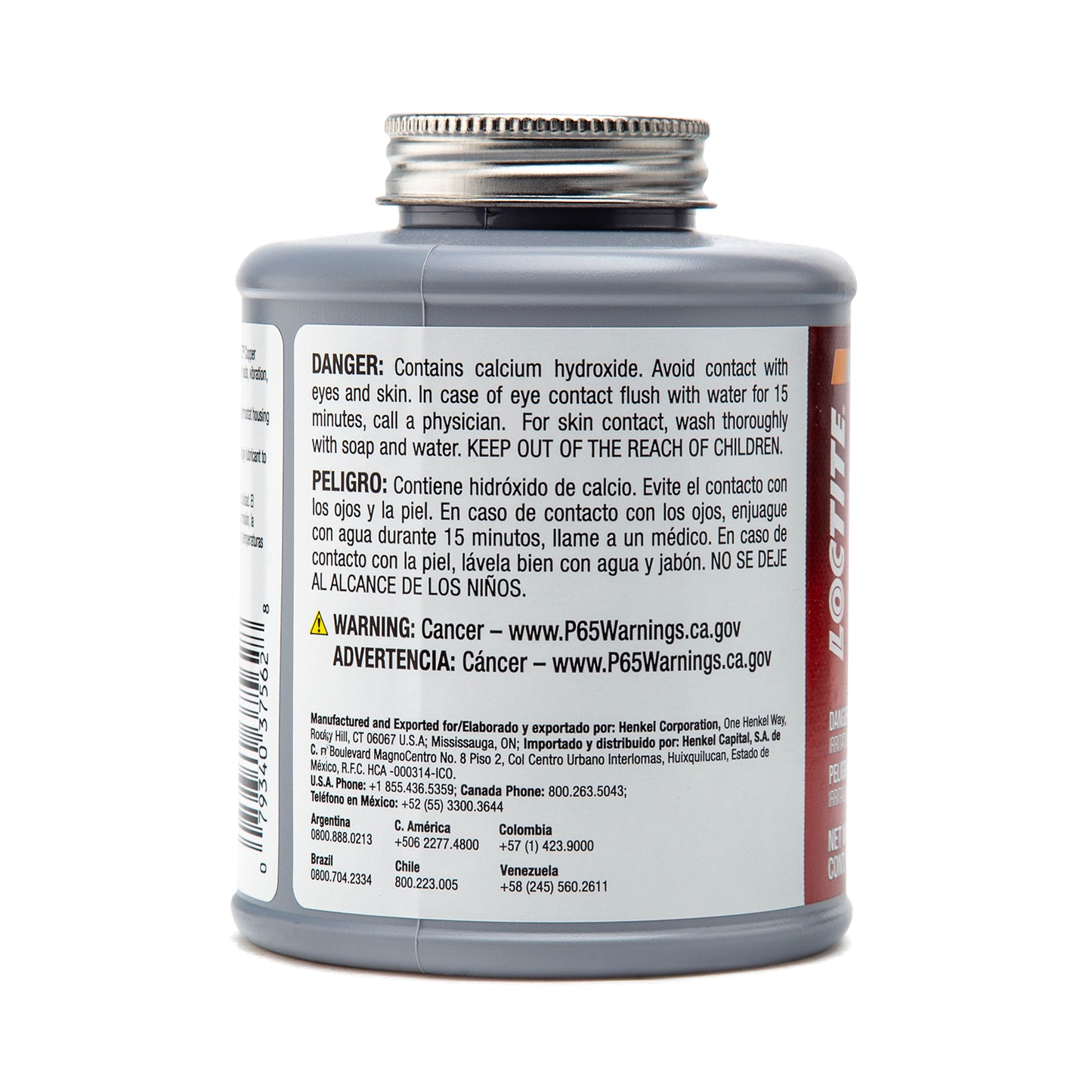 Loctite 8008 Copper Anti-Seize Lubricant - 1 LB Brushtop