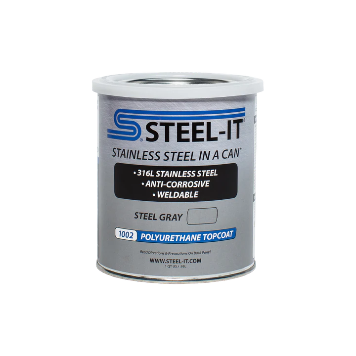 Steel-It: Steel Gray Polyurethane 1 Quart